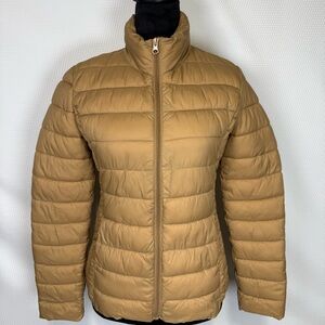 Love Tree Ultra-light Packable Jacket Puffer Coat Small Mustard Yellow